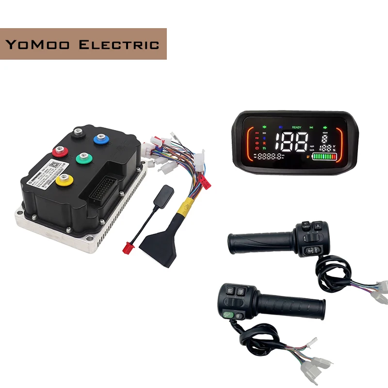 

Fardriver ND72360 48V-72V DC 190A Phase 360A 3KW-4KW BLDC Sine Wave Controller with N7 Display, T08 Throttle For E-Scooter