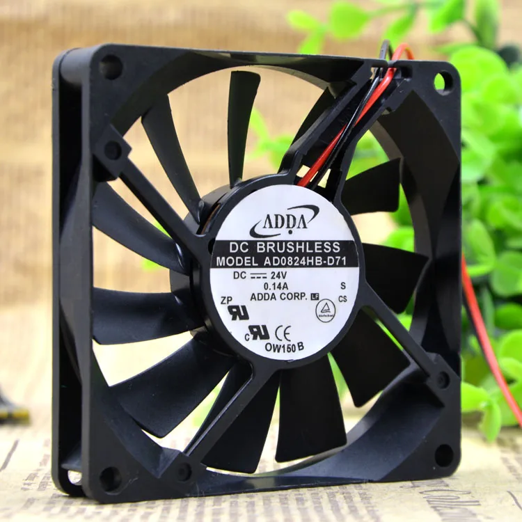 AD0824HB-D71 8015 DC24V 0,14 EINE LÜFTER