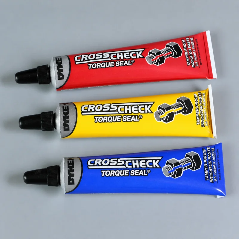 DYKEM Cross Check 83314 15 16 17 18 1OZ Torque Seal Tamper Proof Indicator Paste for Bolts Fasteners Assemblies Inspection Mark