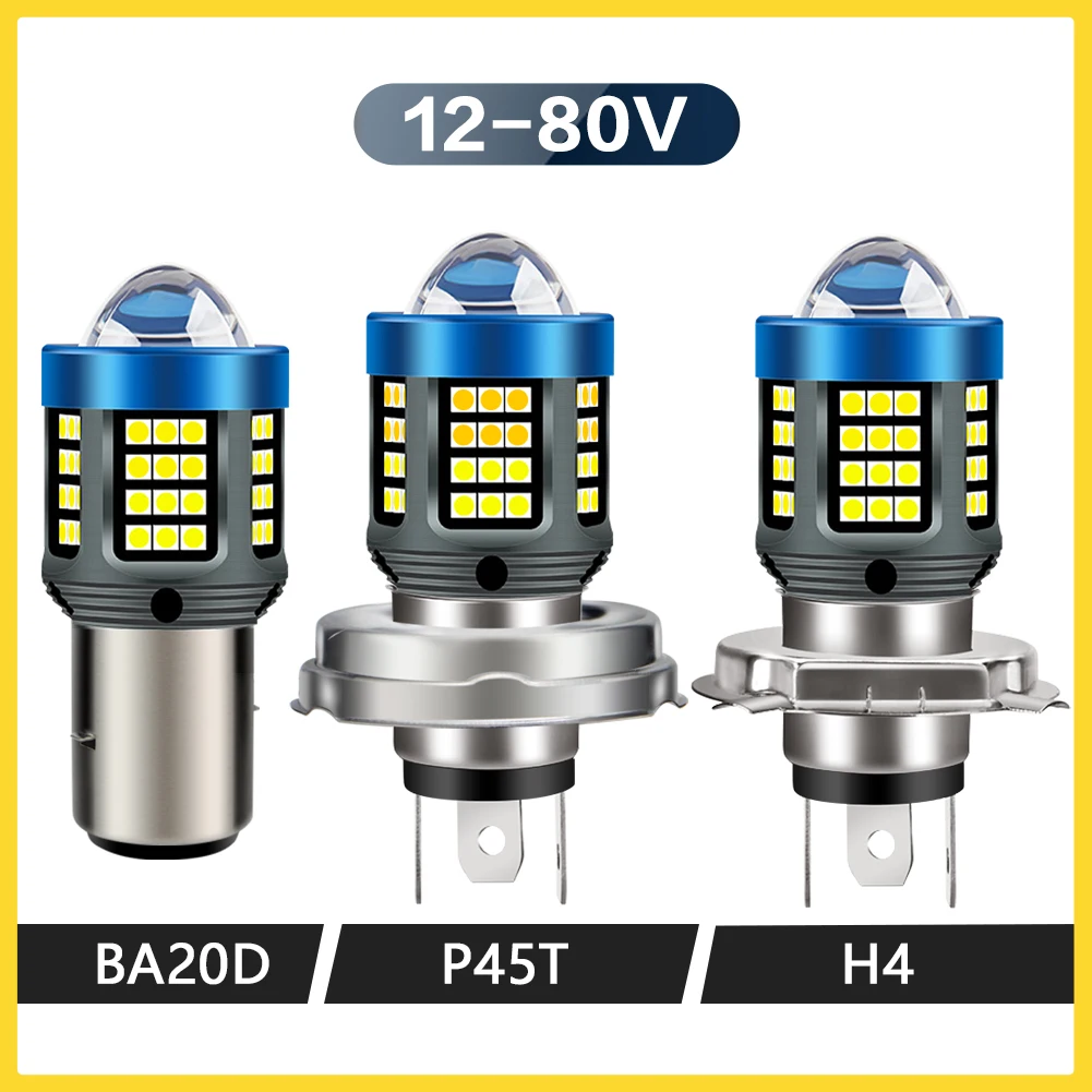 1Pc BA20D P45T H4 H…