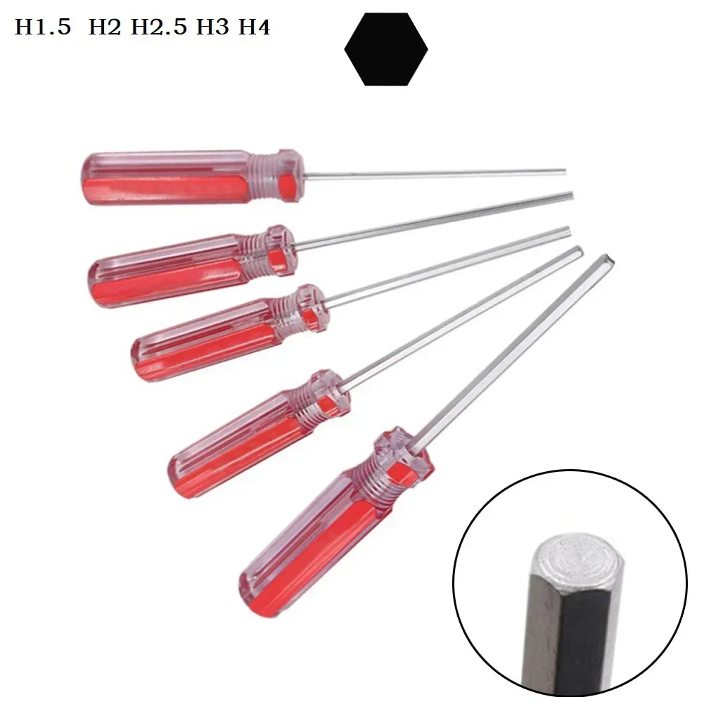 

Essential Hexagon Screwdriver Set For Effective Screw Locking Suitable For Electronics Toys Models Furniture 5PCS