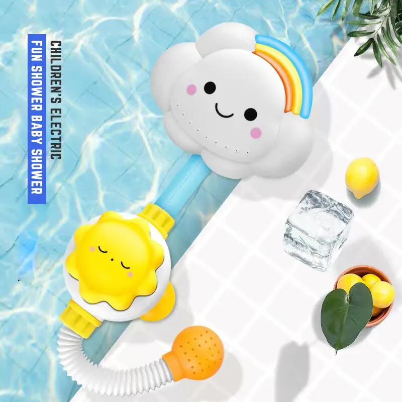 키즈 목욕 장난감 어린이 구름 모델 수도꼭지 샤워 물 스프레이 아이 장난감 스플래시 욕실 스프링클러 키즈 장난감  Best5