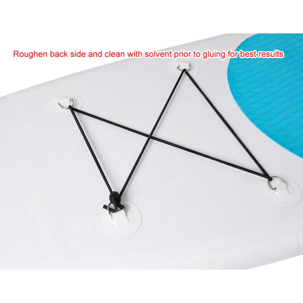 Stainless Steel D Pad / Patch Replacement PVC s Inflatable Kayak
