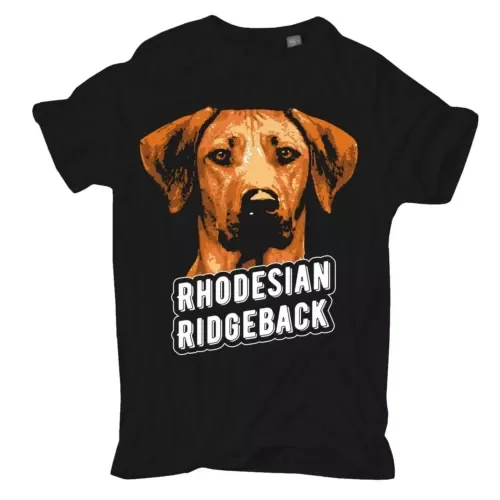 Rhodesian Ridgeback Portrait Dogs Dogs Gift Breeder Christmas T-Shirt  High Quality 100%Cotton Short Sleeve