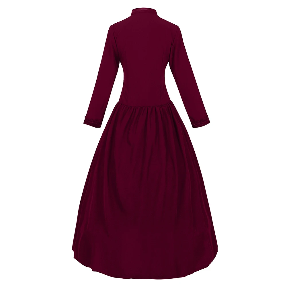 Vestido de vampiro gótico negro para fiesta de Cosplay, traje de fiesta de personaje con encanto, disfraz de vampiro, diseño de costura de encaje, moda renacentista