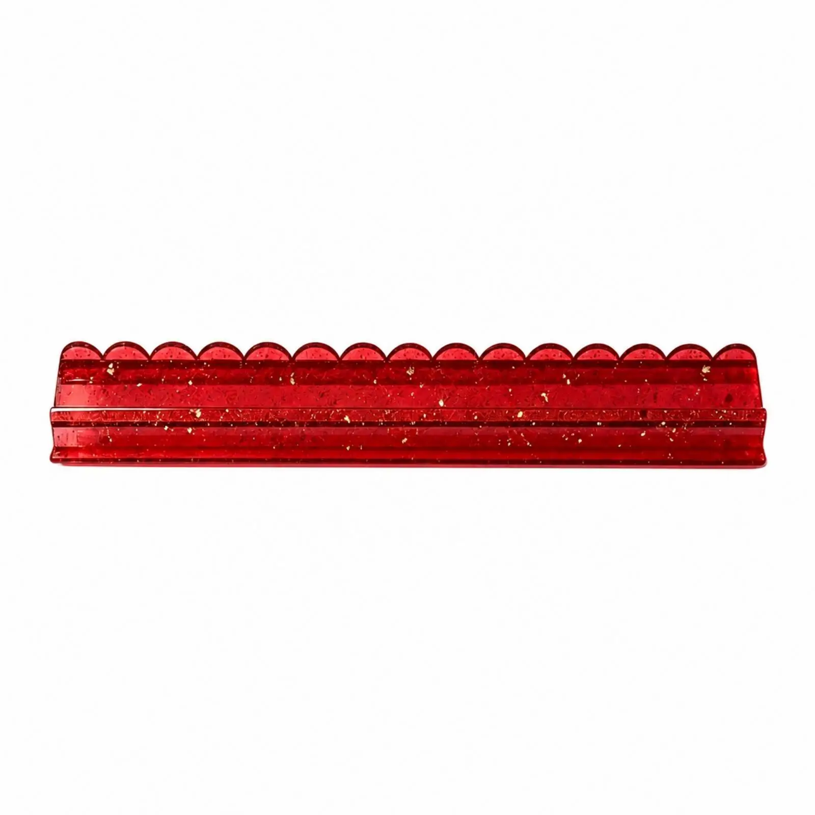 Acrylic Mahjong Tile Rack Push Ruler for Mahjong Board Game Table Accessory Sorting Tool