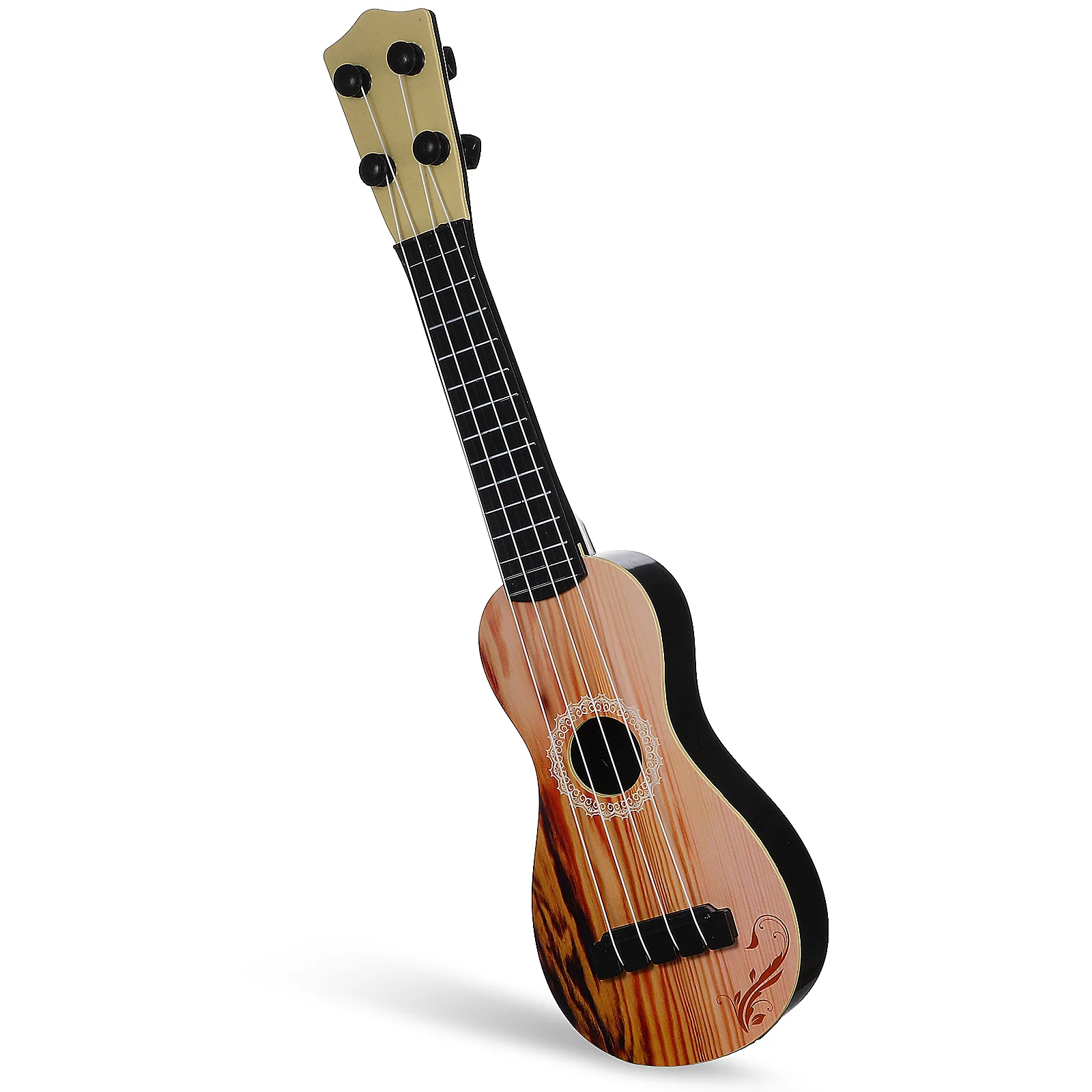 Ukulele Music Instrument Ukulele Acoustic Small Guitar Wood Like Grain Ukulele 4 String Guitar Kids Beginners Gift 38Cm 15In