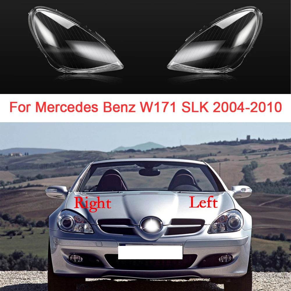 

Стекло автомобильной фары для Mercedes Benz W171 SLK 2004 2005 2006 2007 2008 2009 2010, прозрачный абажур, сменные автомобильные аксессуары