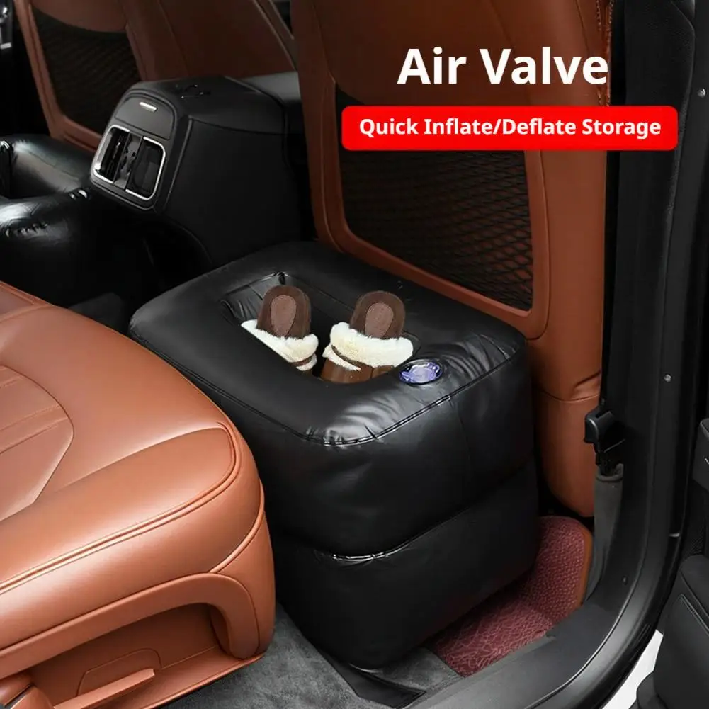 Inflatable Car Bed For Travel Suitable For Sedan SUV Business Vehicles Rear Seat Sleeping Pad Footrest Filling Pad Auto Accessry