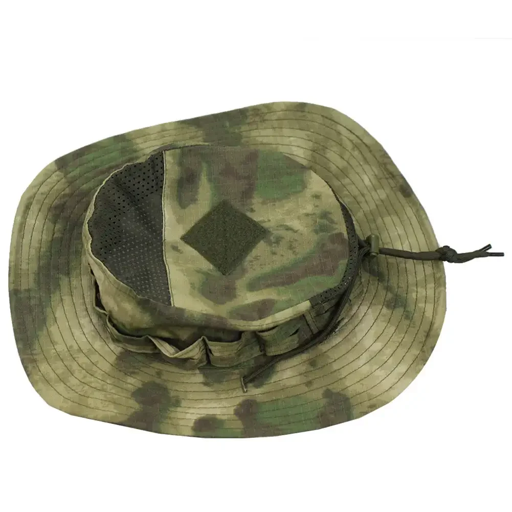 Camouflage Enthusiasts Square Pocket Camo Bonnie Cap US Adjustable Bucket Benny Hats Multicam Fishing Outdoor Hiking Sun Caps