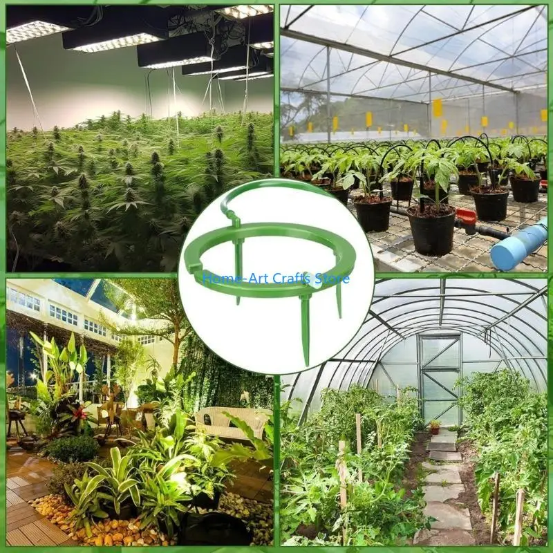 Y3NA Automatic Plant Watering Dripper with 3 Leg Support Garden Water Emitter Rings Plant Garden Tool Drip Irrigation Kits