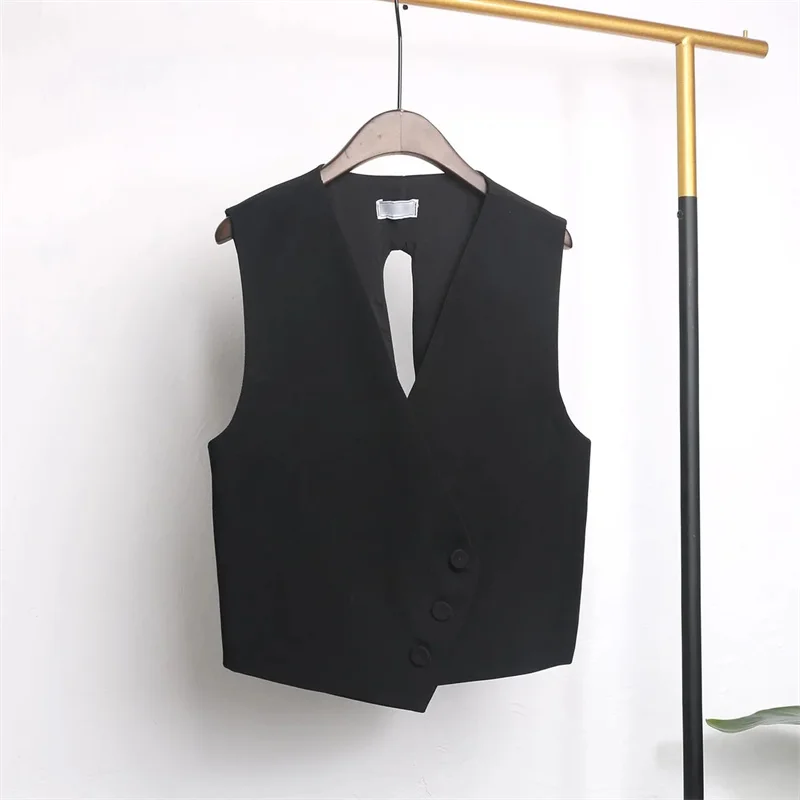 Xiao Xiang Feng Xiao Vest Women's New 2023 Shirt Paired With A Short Spring and Autumn Outwear Tank Top in a Suit and Horse Vest