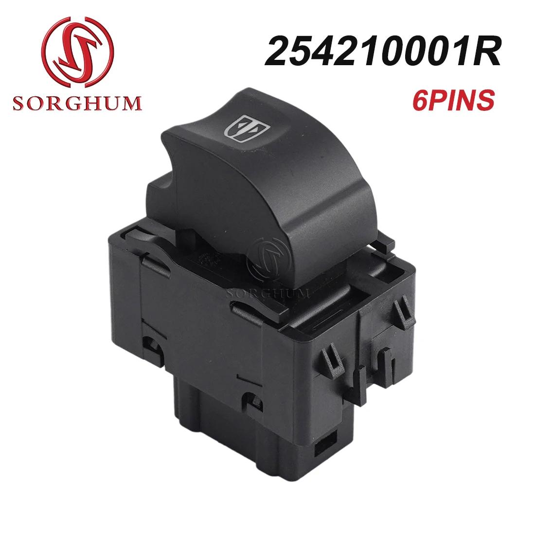 

SORGHUM Автомобильный переключатель для Renault Megane Dacia 254210001R 809602454 Master Power, кнопка управления стеклоподъемником