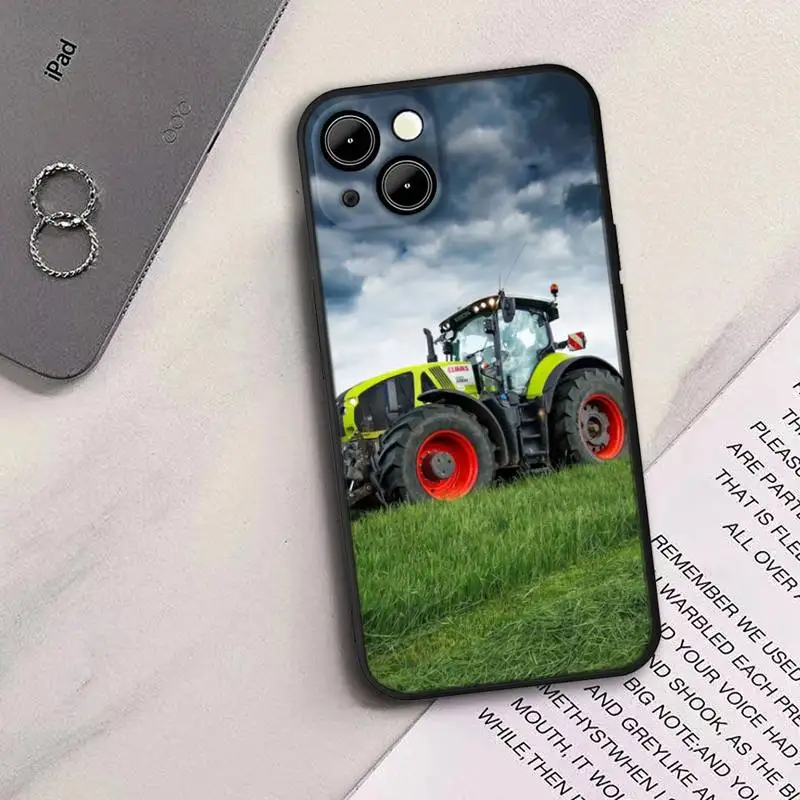 For iphone 15 Claas Tractor Phone Case For iphone 14 13 12 11 Pro Max X XR XS 7 8 14 15 plus 2020 se phone Full Coverage covers