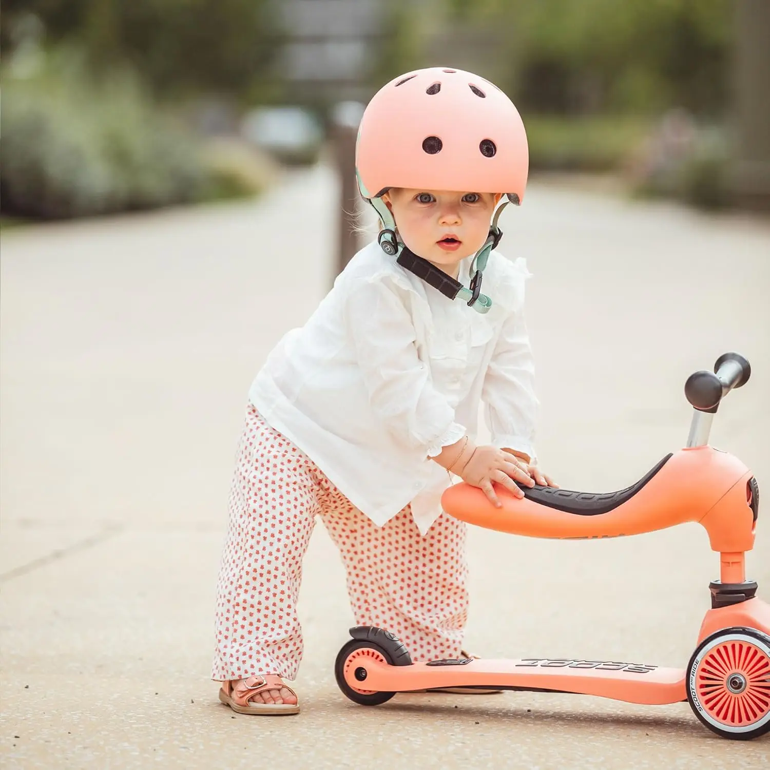 Trottinette pour enfants 2-en-1 Ride-On & Stand, âgés de 1 à 5, Highwaykick 1, Peach