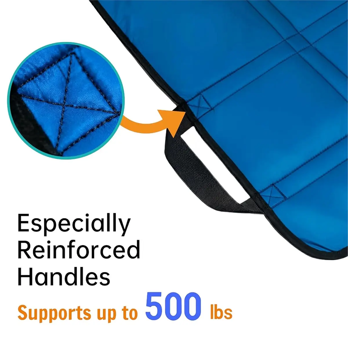 Comfort Positioning Bed Pad with Handles Washable Waterproof Transfer Board for Turning Moving Patient