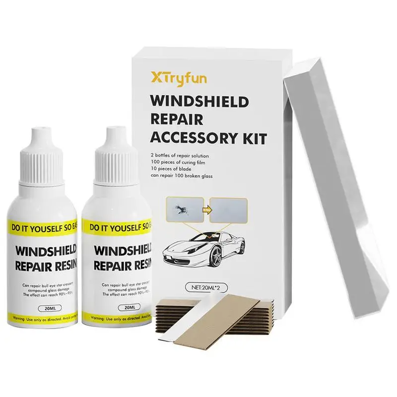 

Windshield Crack Repair Kit Car Repair Kit With Glass Repair Liquid Windshield Adhesive Glue Cracks Repair For Automotive