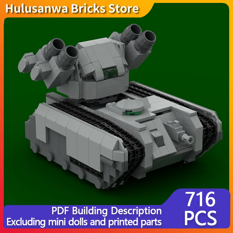 군용 포병 탱크 모델 MOC 빌딩 블록 전쟁 장비 모듈형 기술 선물 휴일 조립 어린이 장난감 세트