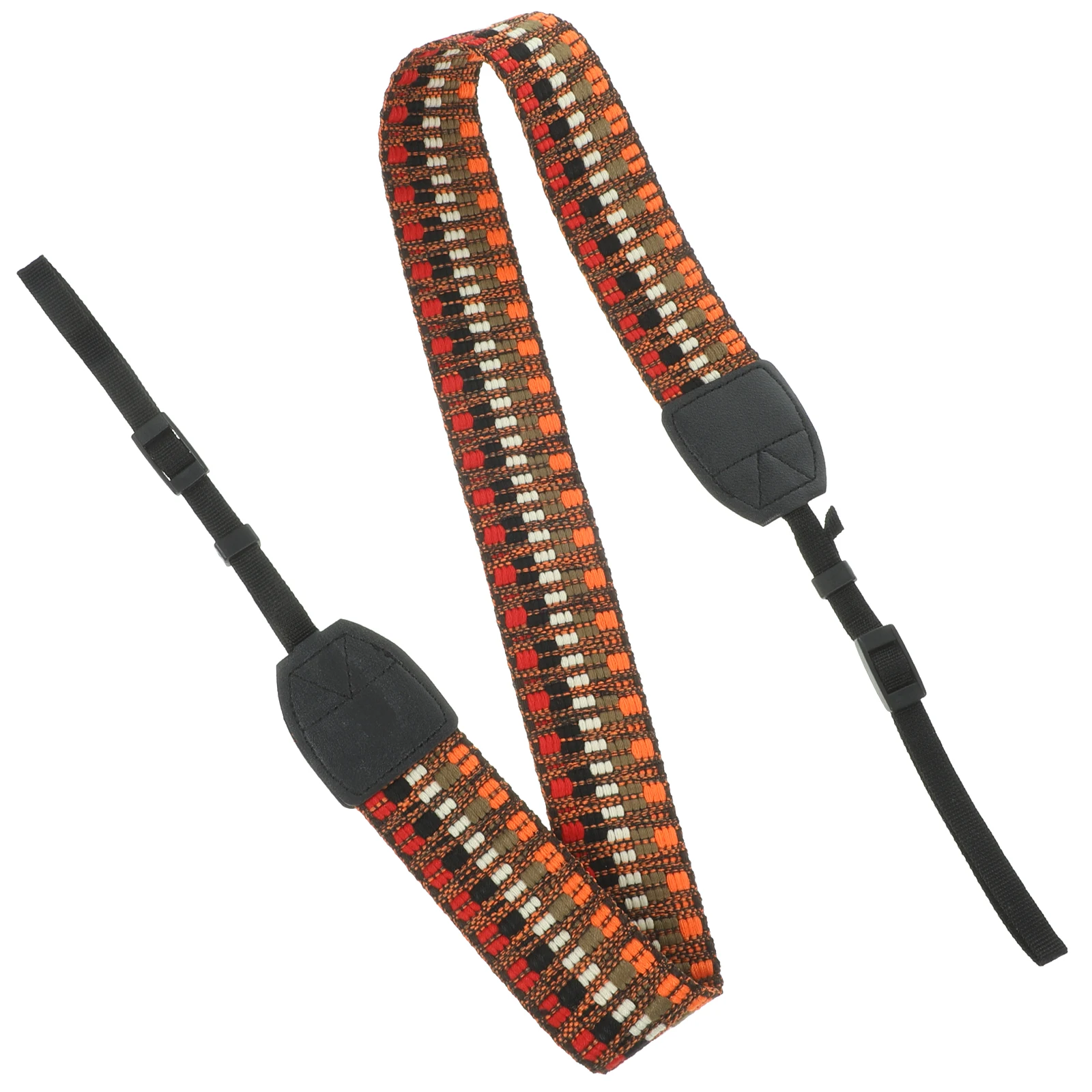 

Wide Shoulder Camera Strap Retro Orange Adjustable Neck Sling Strap Fashion Photography Accessories Durability Comfort