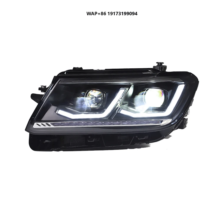 

Новый дизайн, фары на передний бампер, дополнительные красные фары для проектора Demon Eye, линзы, светодиодные фары для Volkswagen Tiguan 2009-2012