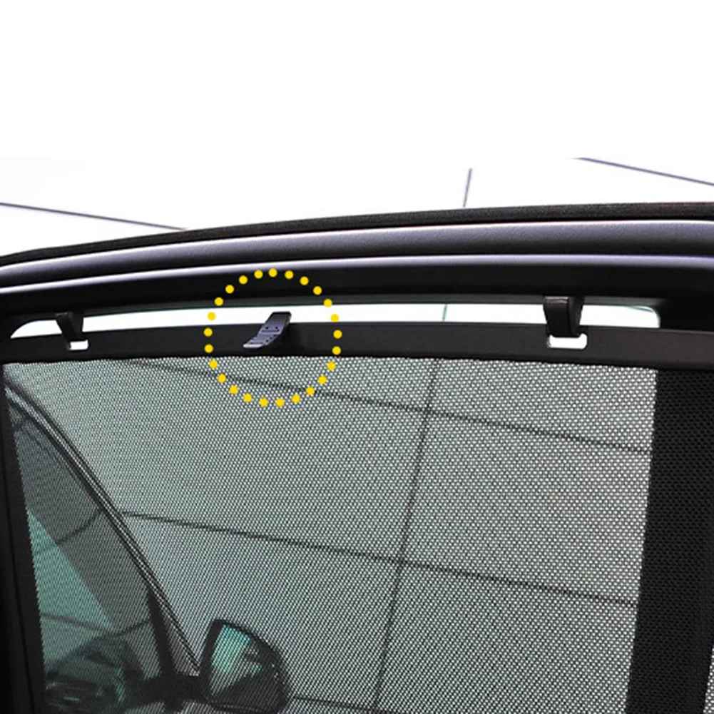 Car Interior Enhancement Privacy Control Hooks Easy Install Curtain Curtain Hooks For Car Plastic Construction For BMW X5