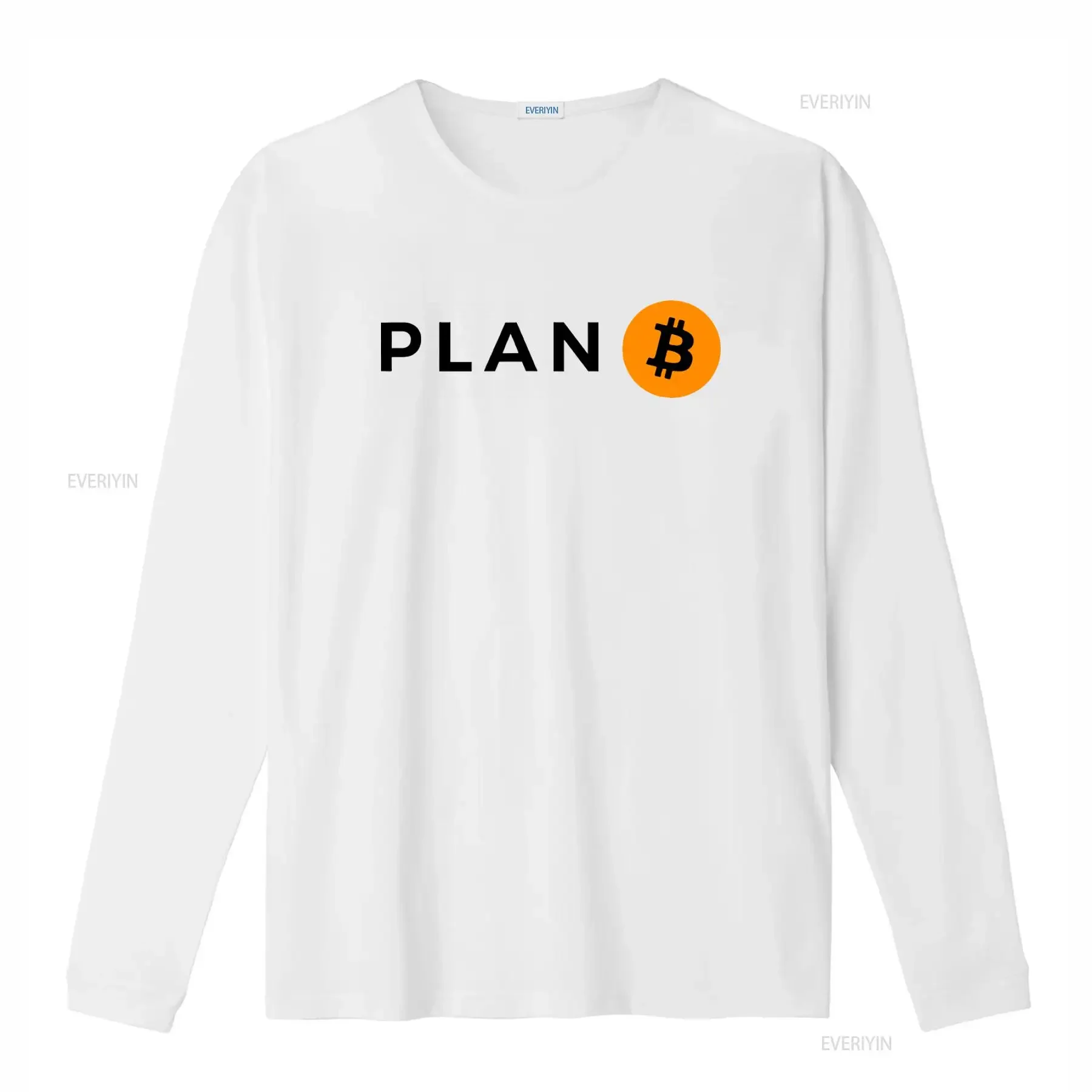 Plan B Bitcoin Cryptocurrency T Shirt Trade Btc Hodl Blockchain  vintage Washed Comfortable Unisex Stretched homme Versatile