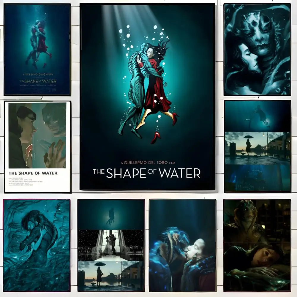 The s-Shape of w-Water Poster Wall Art Print Poster Decorative Mural Home Decor Gift Unframed