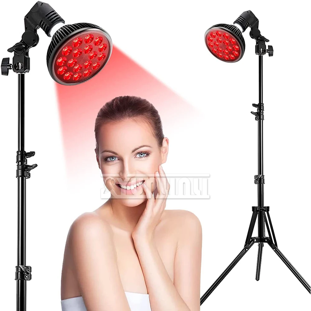 Red Light  Lamp With Stand Height Adjustable Bracket Led Infrared Light