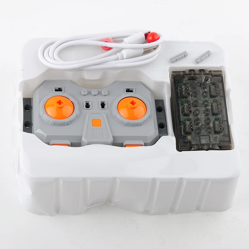 8 vie/4 vie programmabile 6CH APP batteria al litio scatola telecomando Set Moc Building Blocks controllo della velocità PF Mattoni parti fai da te