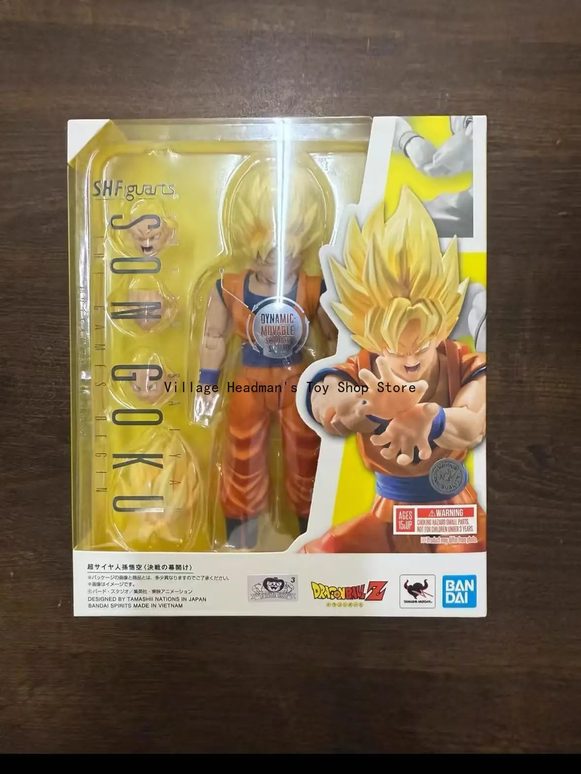 Stock item: Bandai SHF Dragon Ball Z Super Saiyan Goku 3.0 Final Battle - Stock item