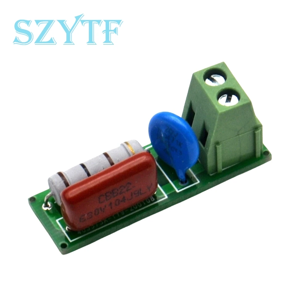 1-10pcs RC Absorption Circuit Module Relay Contact Protection Resistance Surge Module AC/DC 5V-400V Snubber Board