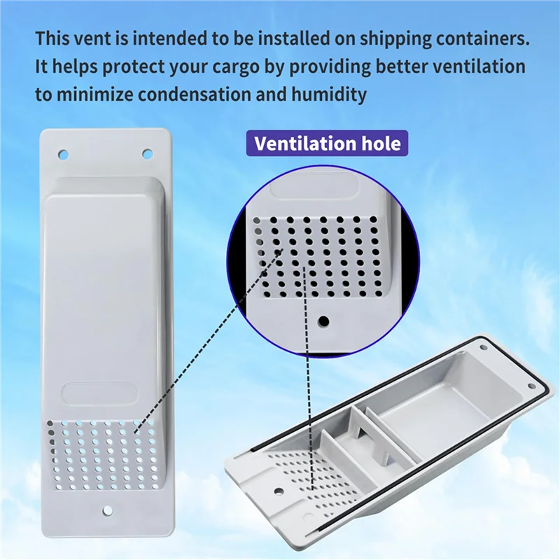 A26F-16 Pack Container Air Vent,Reduce Heat And Humidity For Cargo Containers Flow Ventilation Kit