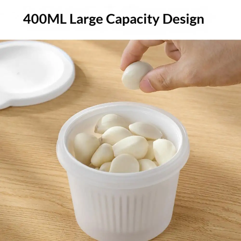Odor Proof Storage Box Coriander Shallot Storage Box Storage Box with Draining System Freshness Keeper Food-safe for Extended