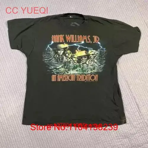 HANKS WILLIAMS JR MUSIC T SHIRT UNISEX GIFT ALL FANS SIZE long or short sleeves