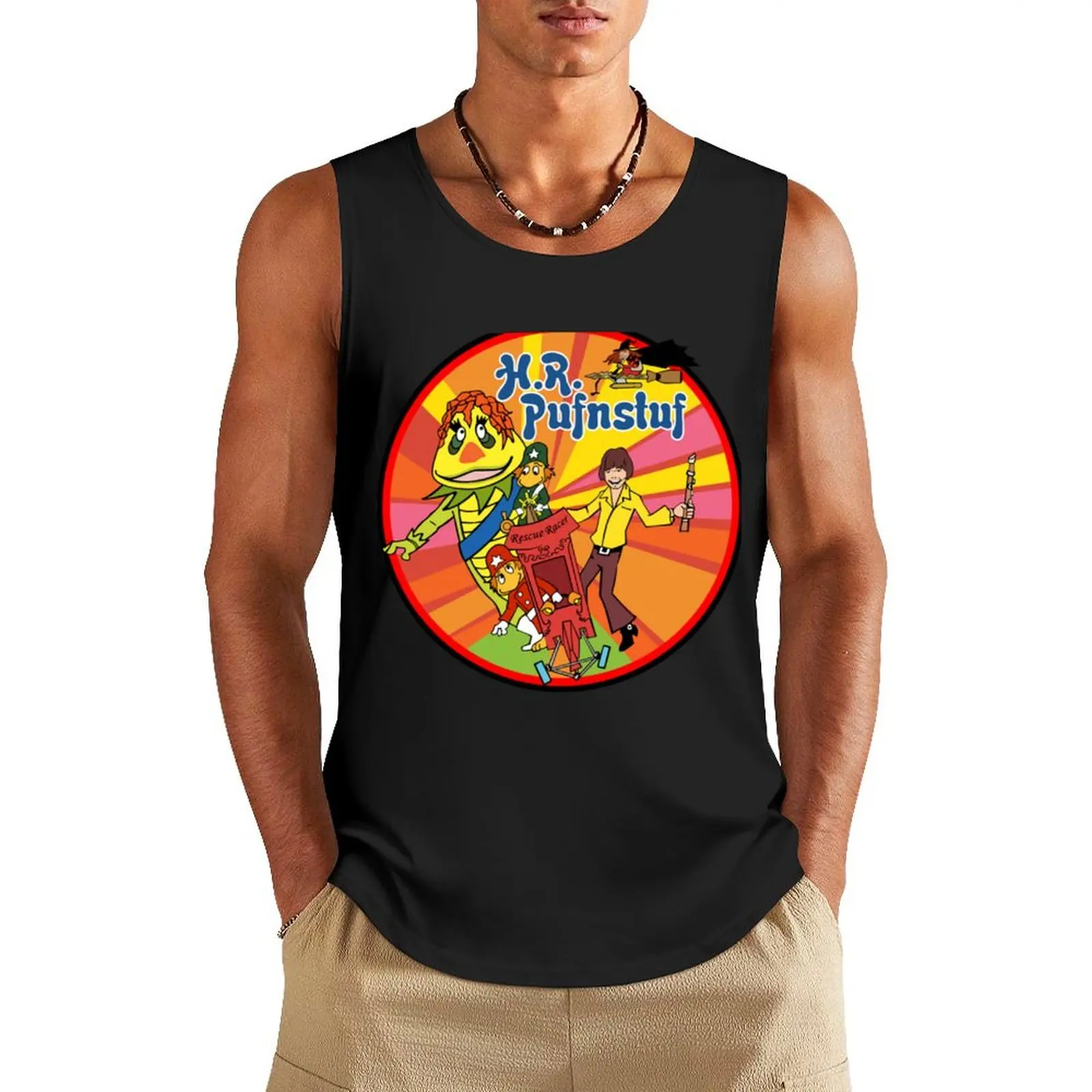 HR H R Pufnstuf Puff Stuff Puff n stuff Shirt Sticker Hoodie Mask Tank Top gym t shirt men gym shirt man