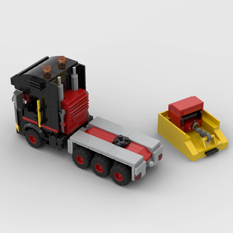 298 pçs moc cidade carga transporte especial guincho caminhão modelo blocos de brinquedo presentes natal ideia construção educação