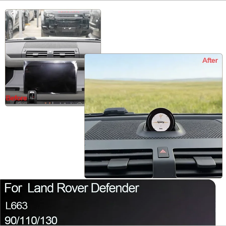 Speaker For Land Rover Defender L663 90/110/130 Center-Mounted  Instrument Gyroscope LED Screen Soundsystem