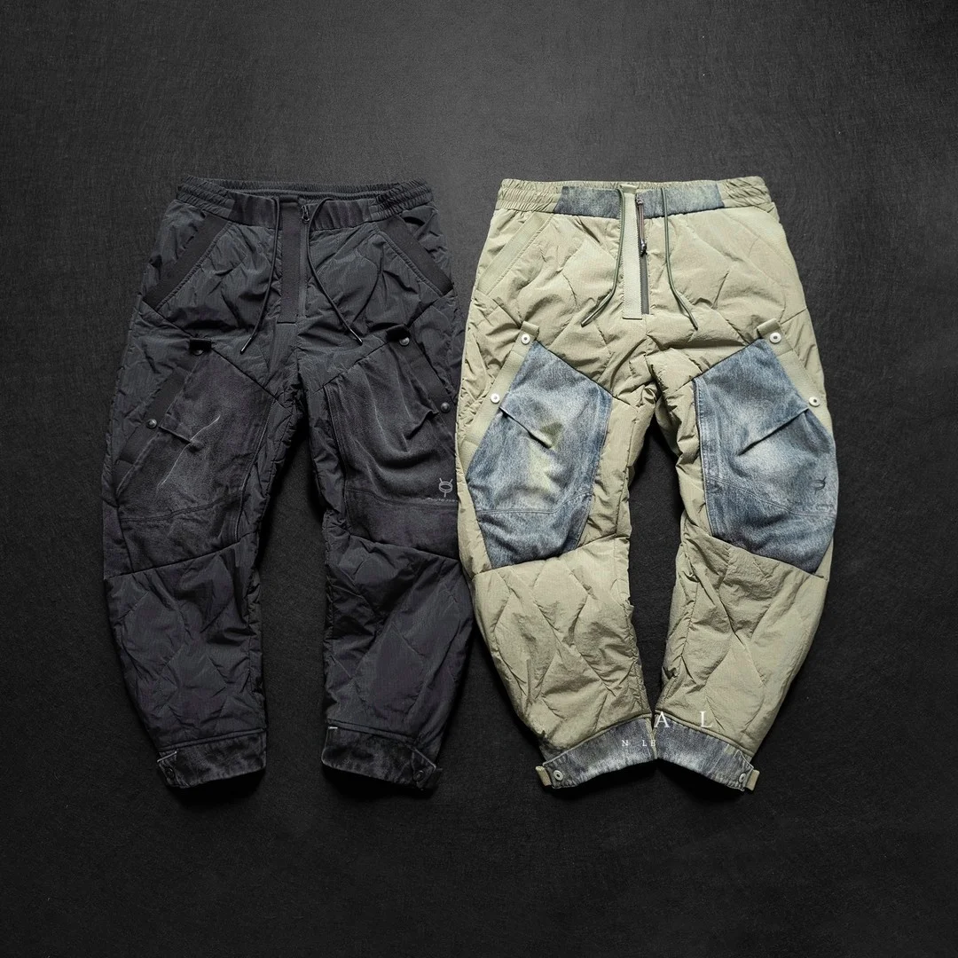 

Теплые хлопковые рабочие брюки Original Brand Post-Apocalyptic Form Paratrooper Pants, зимние термоштаны свободного кроя, повседневные, из нейлона