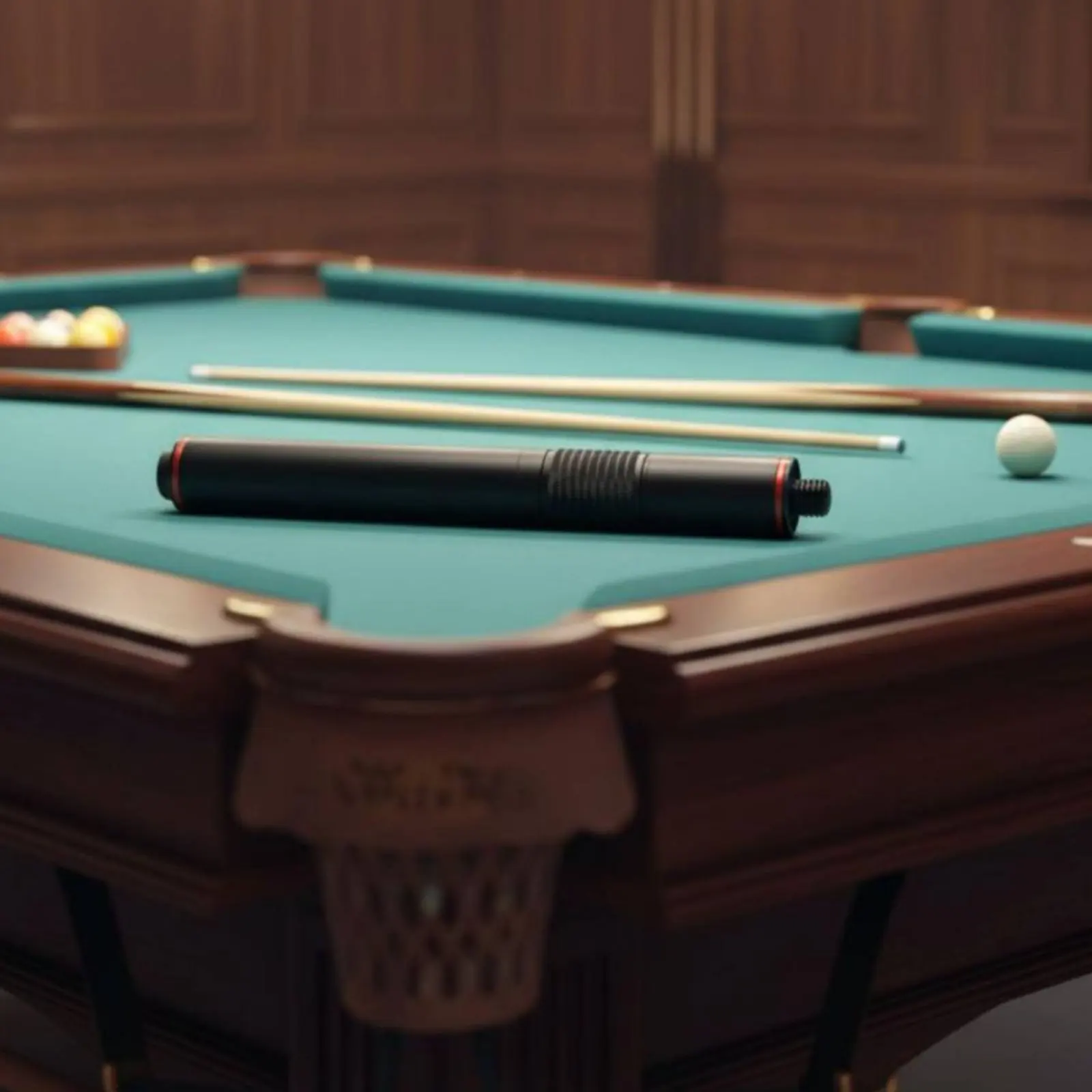 Telescopic Cue Extender Aluminum Pool Cue Extension Sports Equipment Lightweight Non-Slip Grip for Game Room