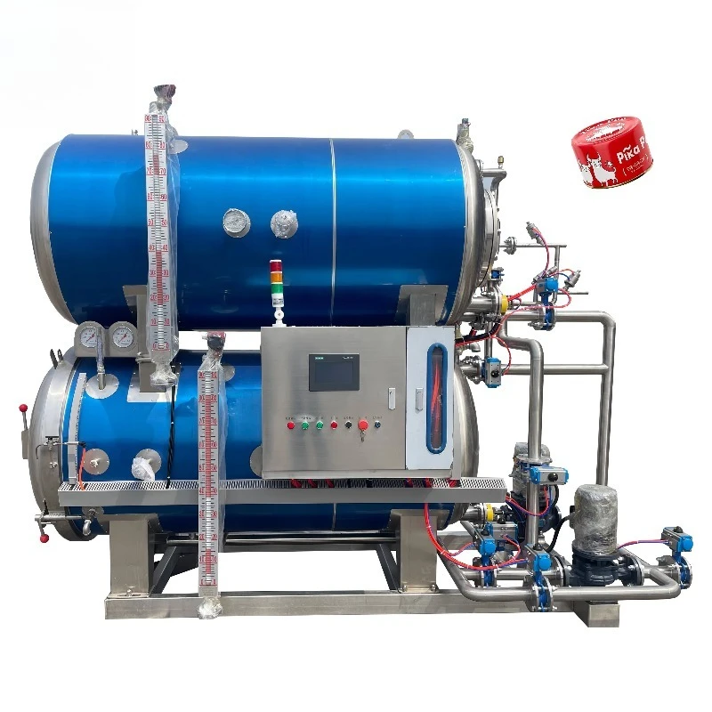 Industrial Autoclave Water Bath Sterilization Autoclave Technique Drinks Sterilizer Canned Food Sterilizing Machine Customized