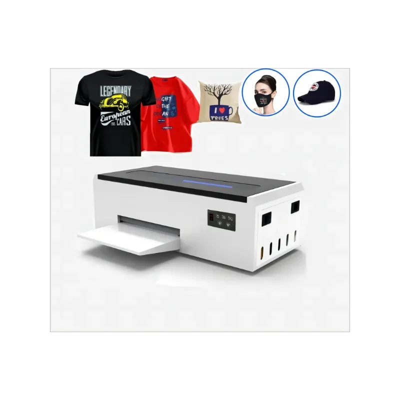 A4 Printing Machine Digital T-Shirt Printing Plotter Inkjet Printer L805 Printhead L805 DTF Printer with FREE Ink Powder Film