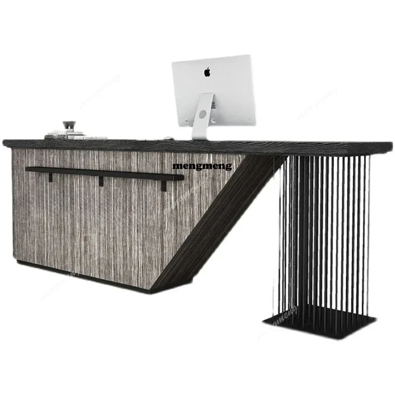 

Computer Customer Center Desk Bedroom Modern Luxury Office Desks Workshop Storage Dj Stand Dj Stand Black 180cm Furniture