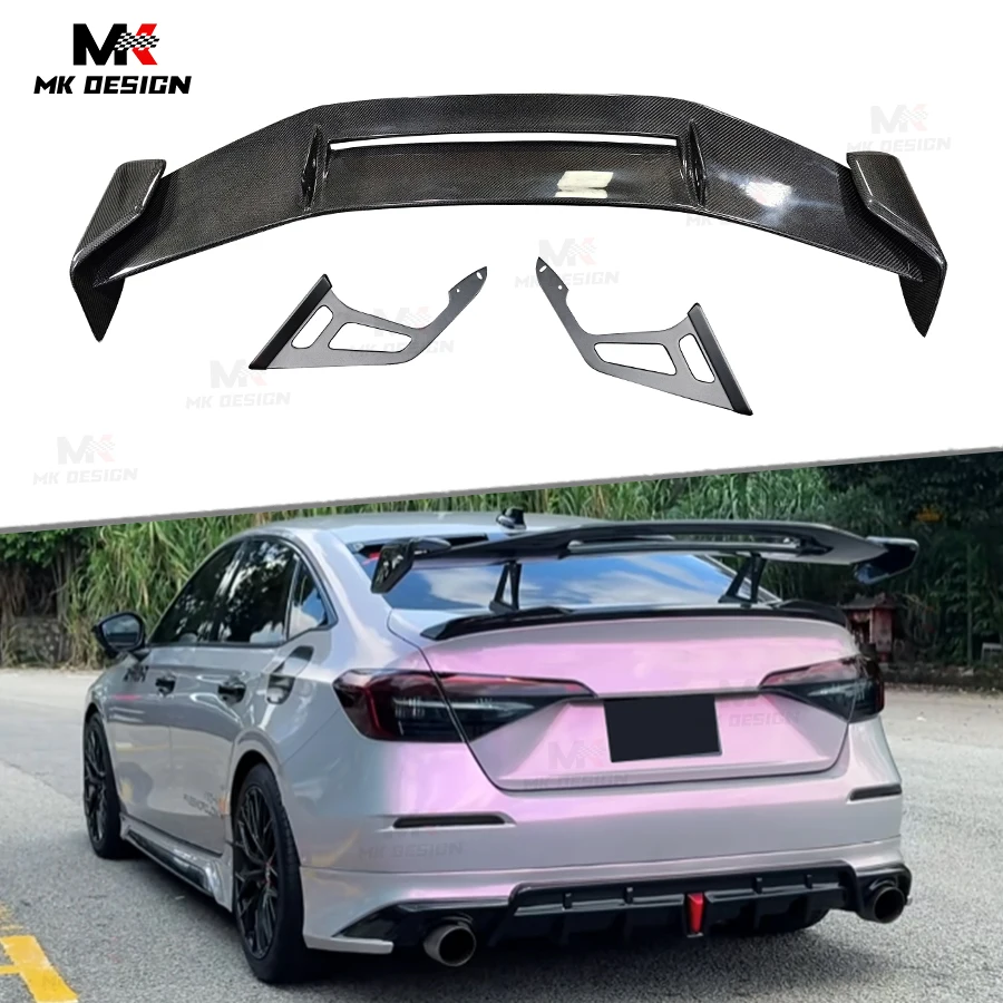 

Carbon Fiber ADR Style Rear Wing Trunk Lip for Honda Civic 11th FE FC 2022+ Rear Trunk Spoiler Wing Car Accessories
