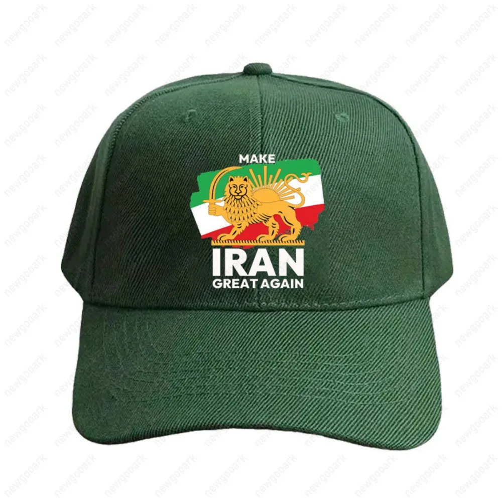 Make Iran Great Again Cap Summer Woman Man Peaked Hat Fashion Casual Adjustable Printed Baseball Caps Adult