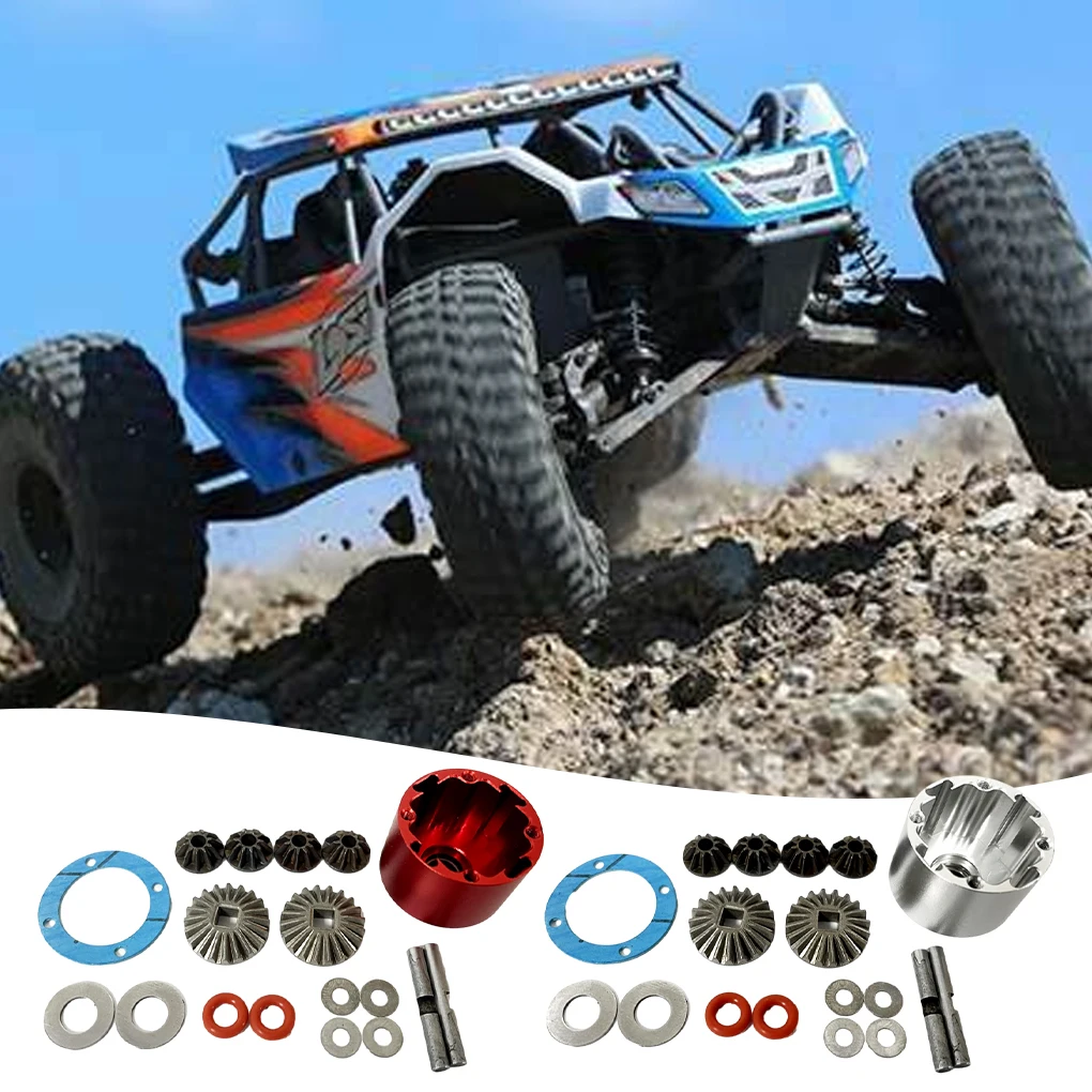 Zestaw metalowych mechanizm różnicowy RCGOFOLLOW do 1/10 Rc LOSI Baja Rey 4WD Superior Control z mechanizm różnicowy