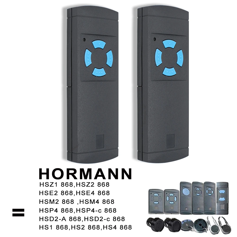 HORMANN HSM4 868.35mhz Garage Remote Control for HS4 HSM2 HSE2 HSE4 HSZ1 HSZ2 HS1 HS2 HSP4 HSP4-C HSD2-A HSD2-C 868 Transmitter