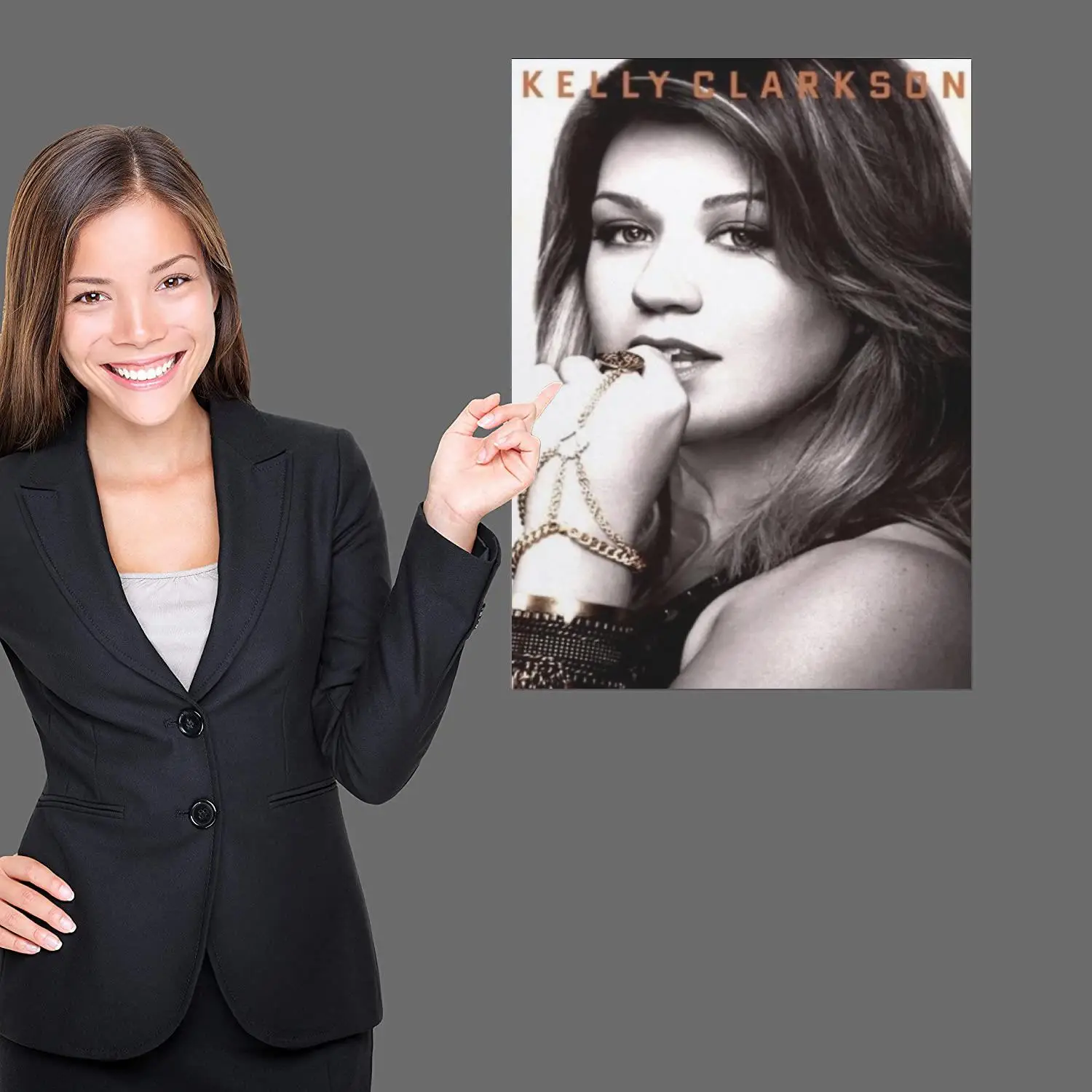 kelly clarkson singer Decorative Canvas Posters Room Bar Cafe Decor Gift Print Art Wall Paintings