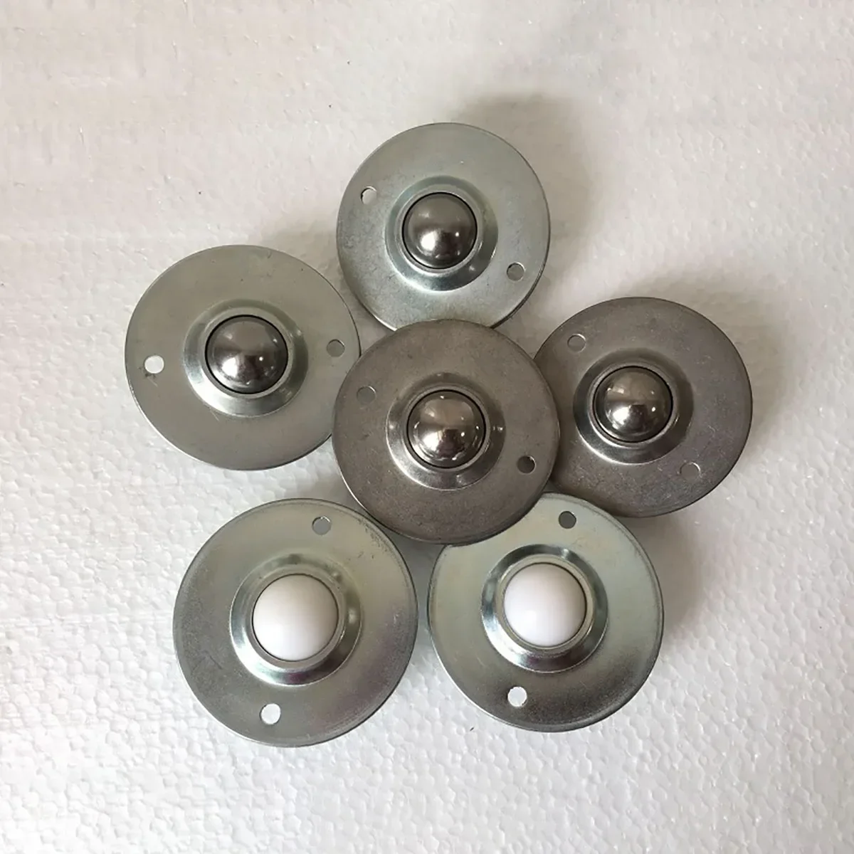 CY-12/16/19/22/25/30/38B Universal Ball Transfer Caster Wheel Ball Bearing Conveyor Roller Caster Furniture Desk Cabinet DIY