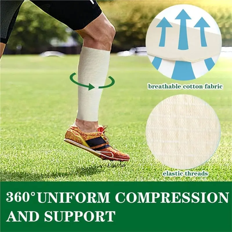 ABHS-High-Elastic Tubular Compression Bandage-Breathable, Reusable For Wound Care, Sprains, Strains (3.4