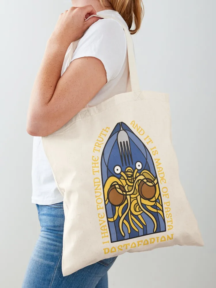 

Pastafarian Tote Bag eco bag folding Shopper handbag shoping bag shopping trolley